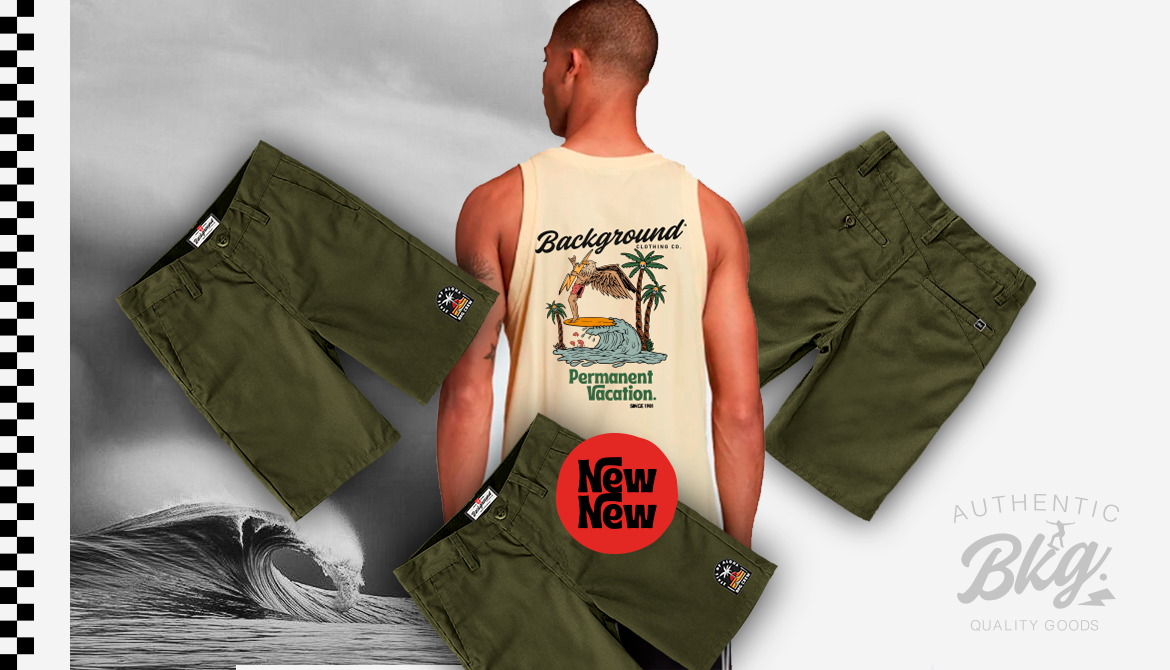 SHORT CHINO BKG - GABARDINA MILITAR - Background Co.