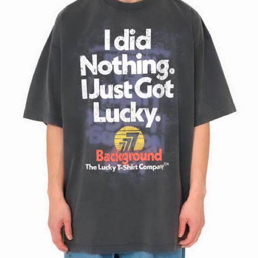 Lucky T-shirt - Oversize and simple size