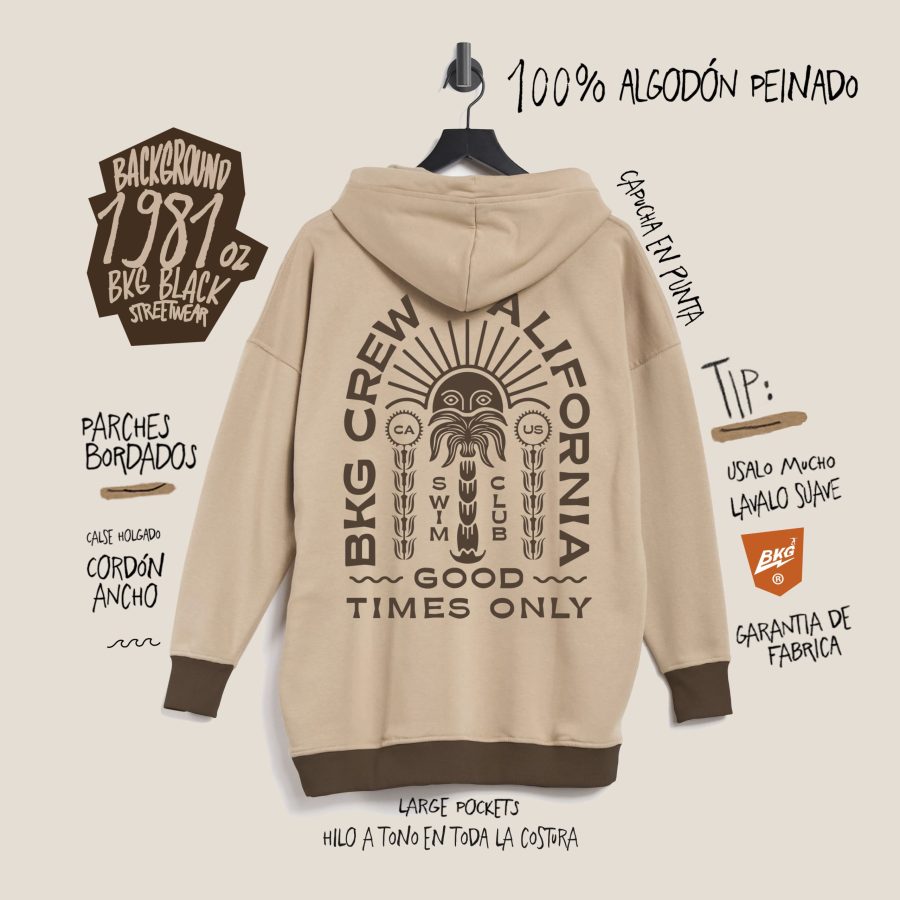 CALIFORNIA - GOOD TIMES - HOODIE LIVIANO