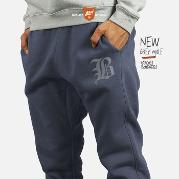 Gray Mole touch Blue ®  Premium Jogging - M, Gris azulado