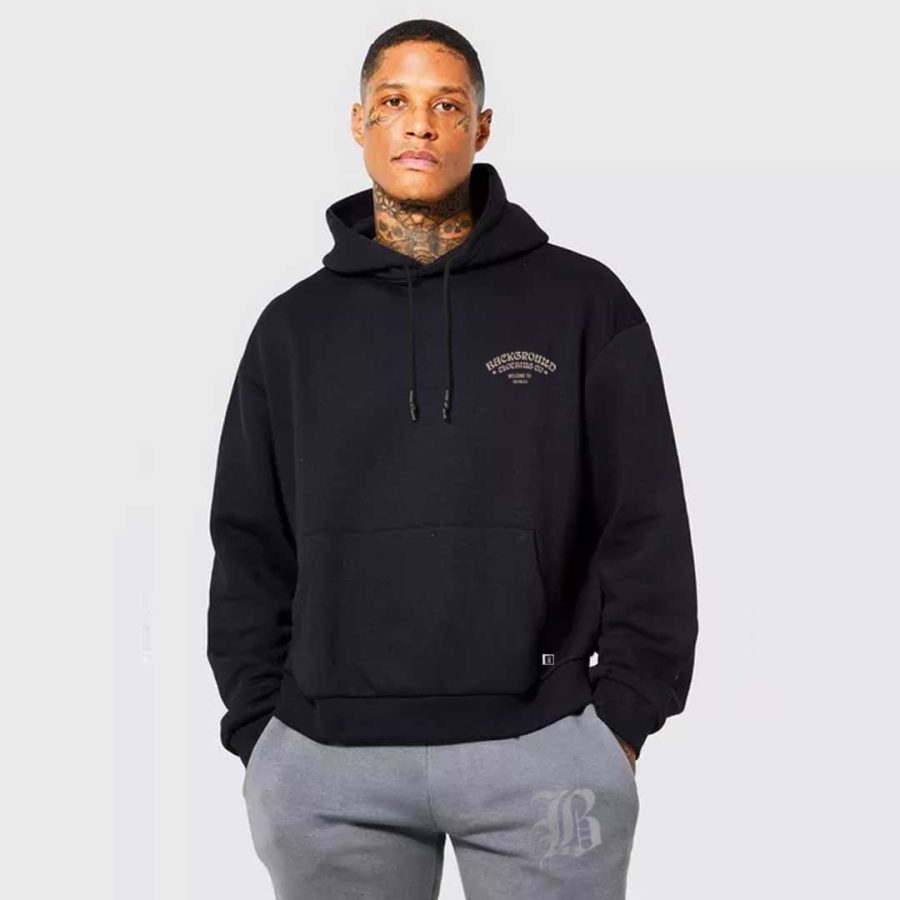 🔥 VALHALLA SKULL  🔥 - HOODIE total black