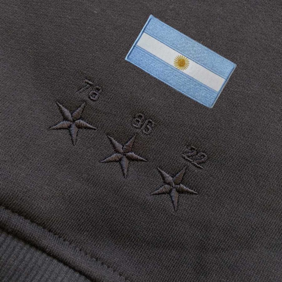 HOODIE ARGENTINA BORDADO