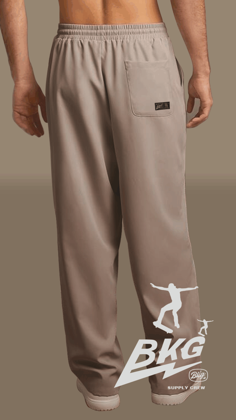 JOGGING BAGGY BROWN B®