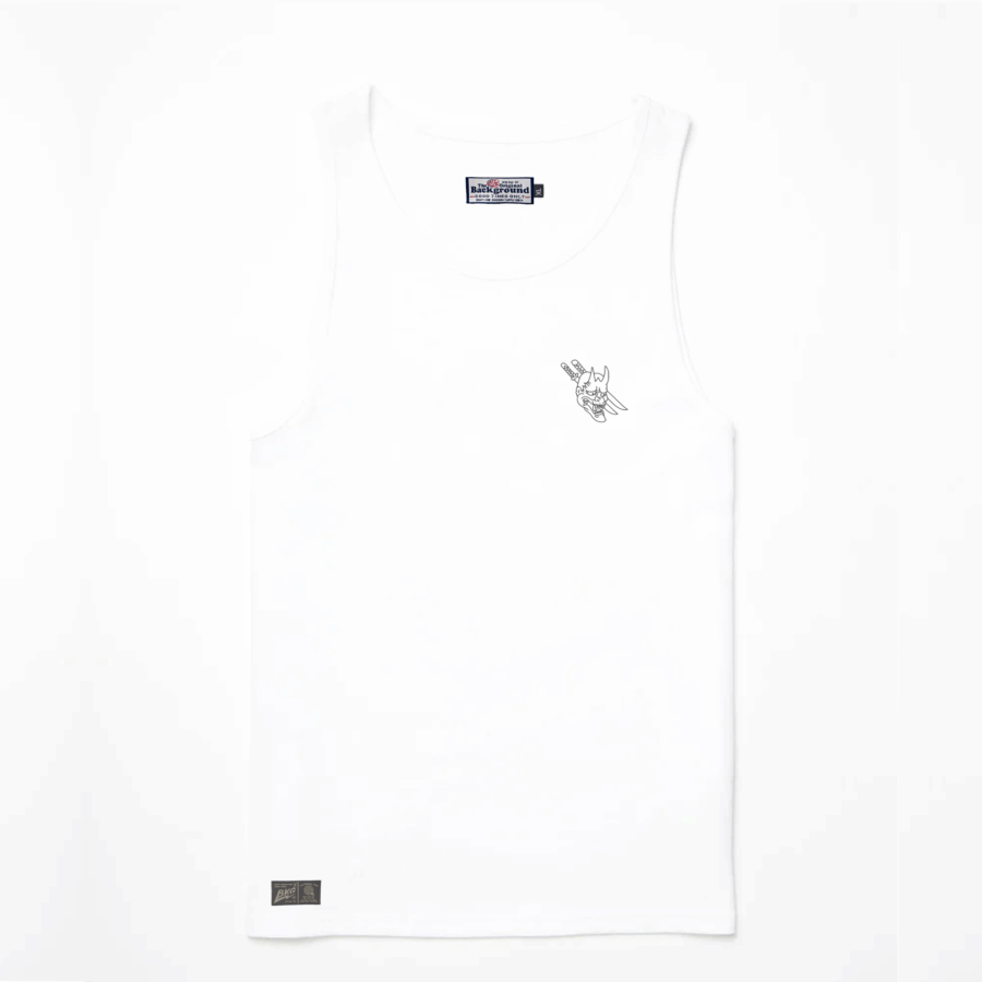 Remera sin mangas Onna Daisho white