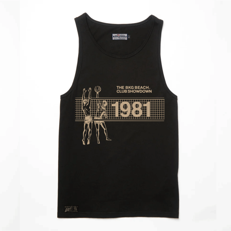 Remera sin mangas beach volleyball black