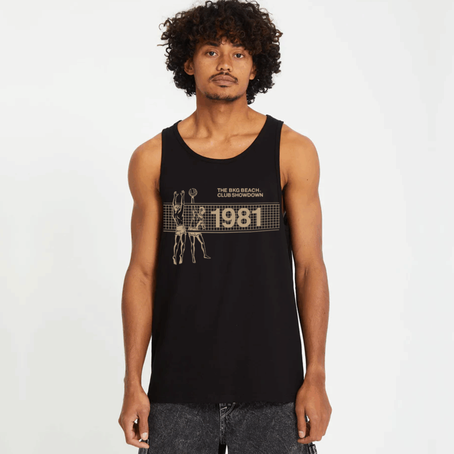 Remera sin mangas beach volleyball black