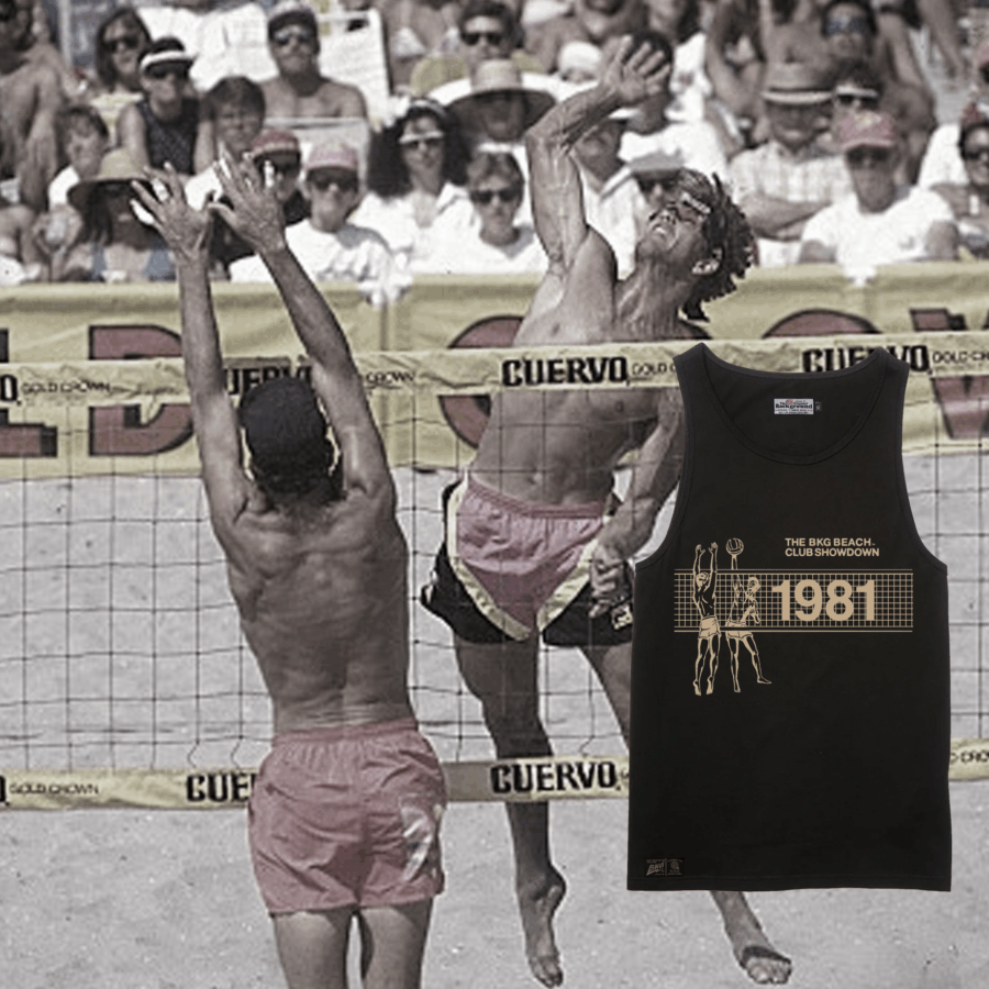 Remera sin mangas beach volleyball black